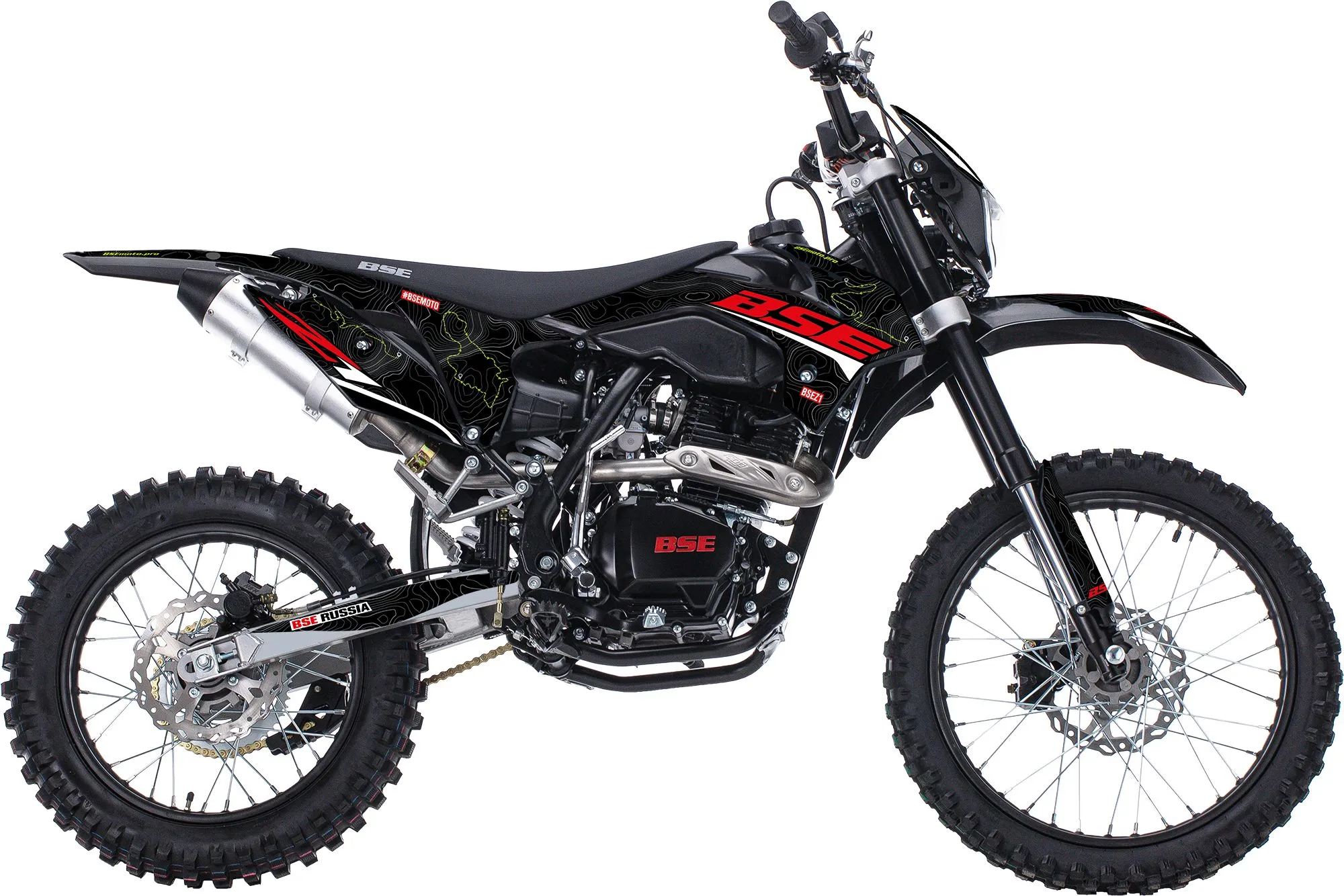 Кроссовый мотоцикл BSE Z1 19/16 Atlas Black 2