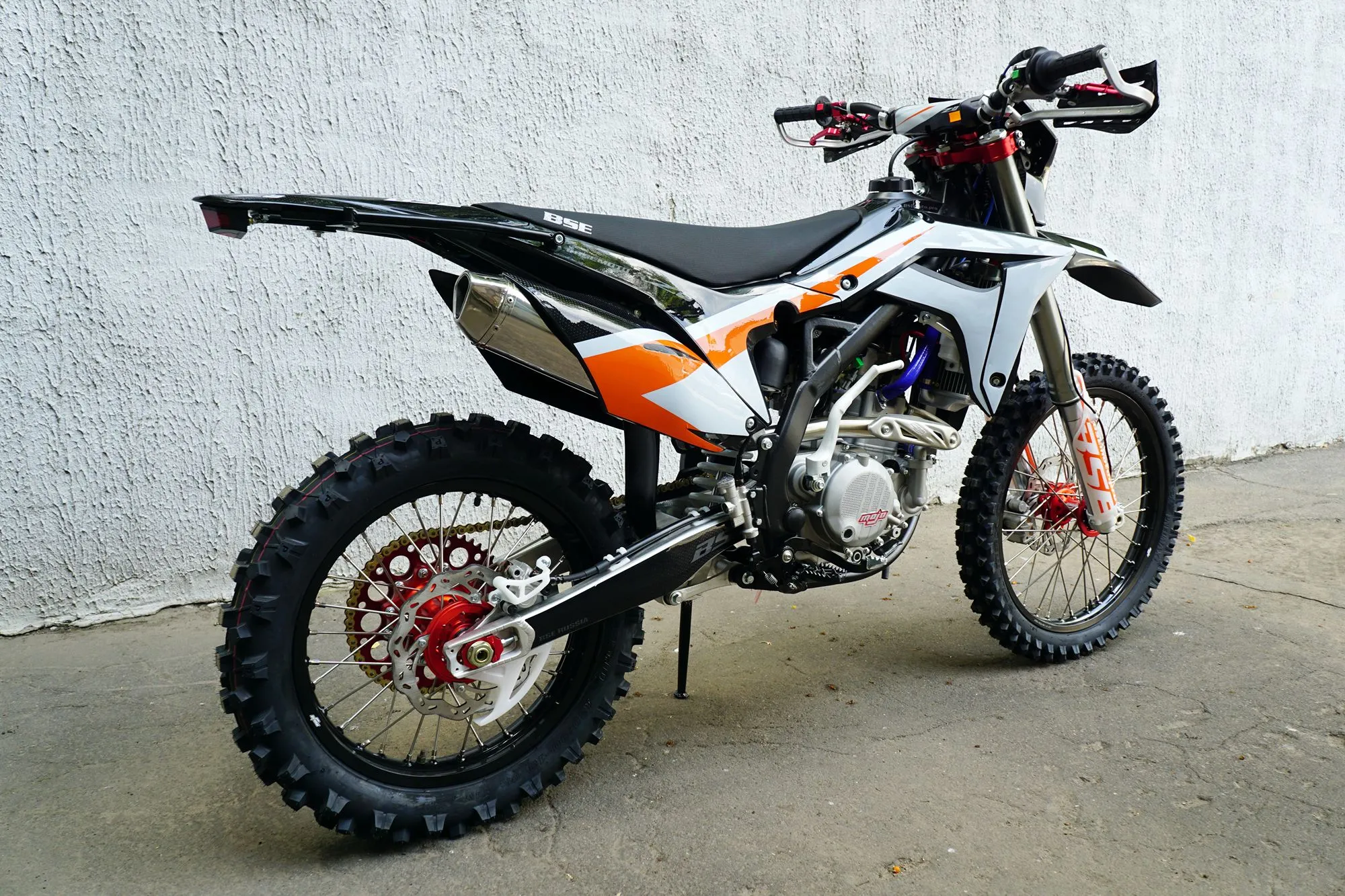 Кроссовый мотоцикл BSE Z8 300e Grey Orange Black 2