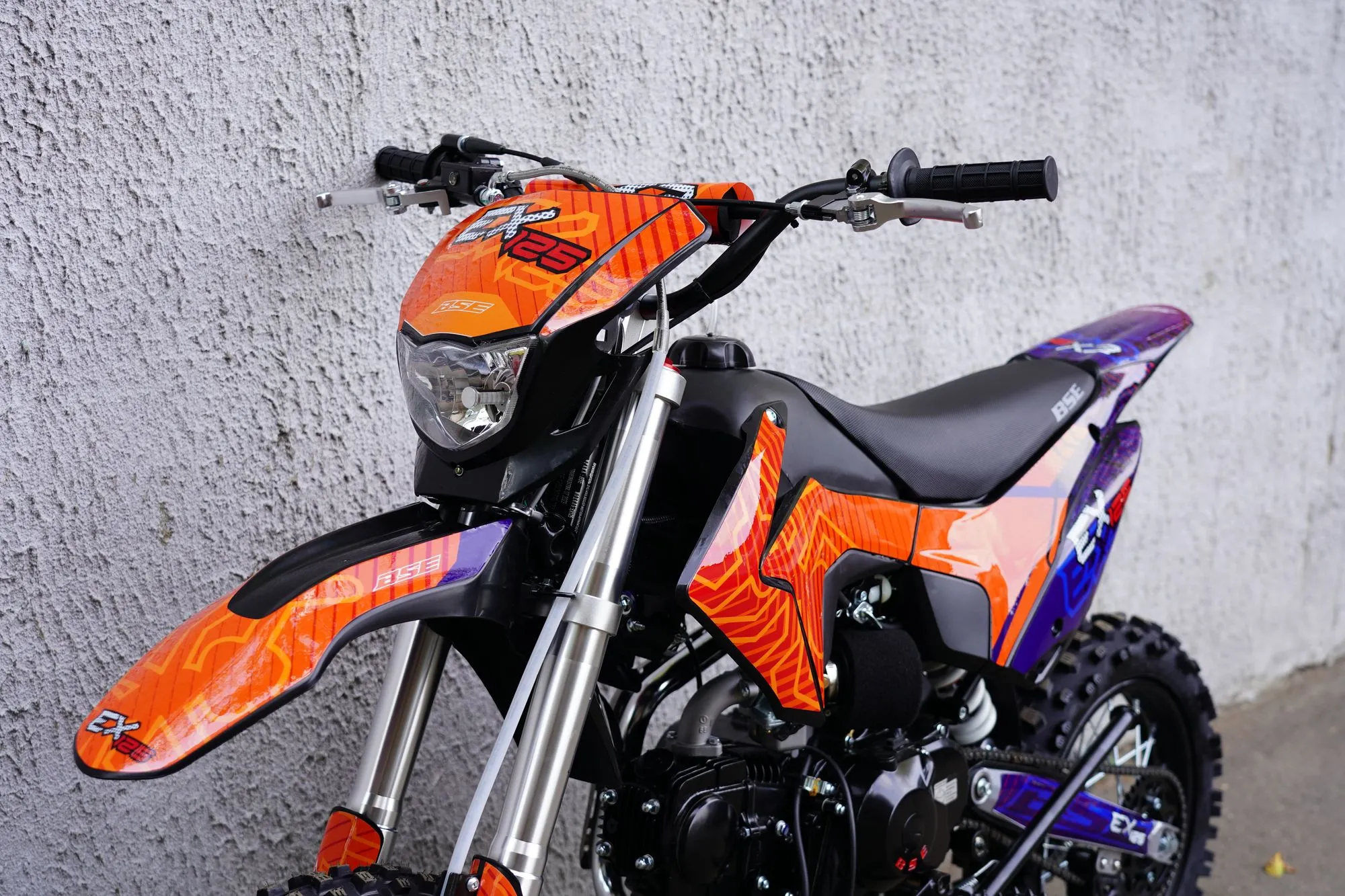 Питбайк BSE EX 17/14 Blue Orange Ant