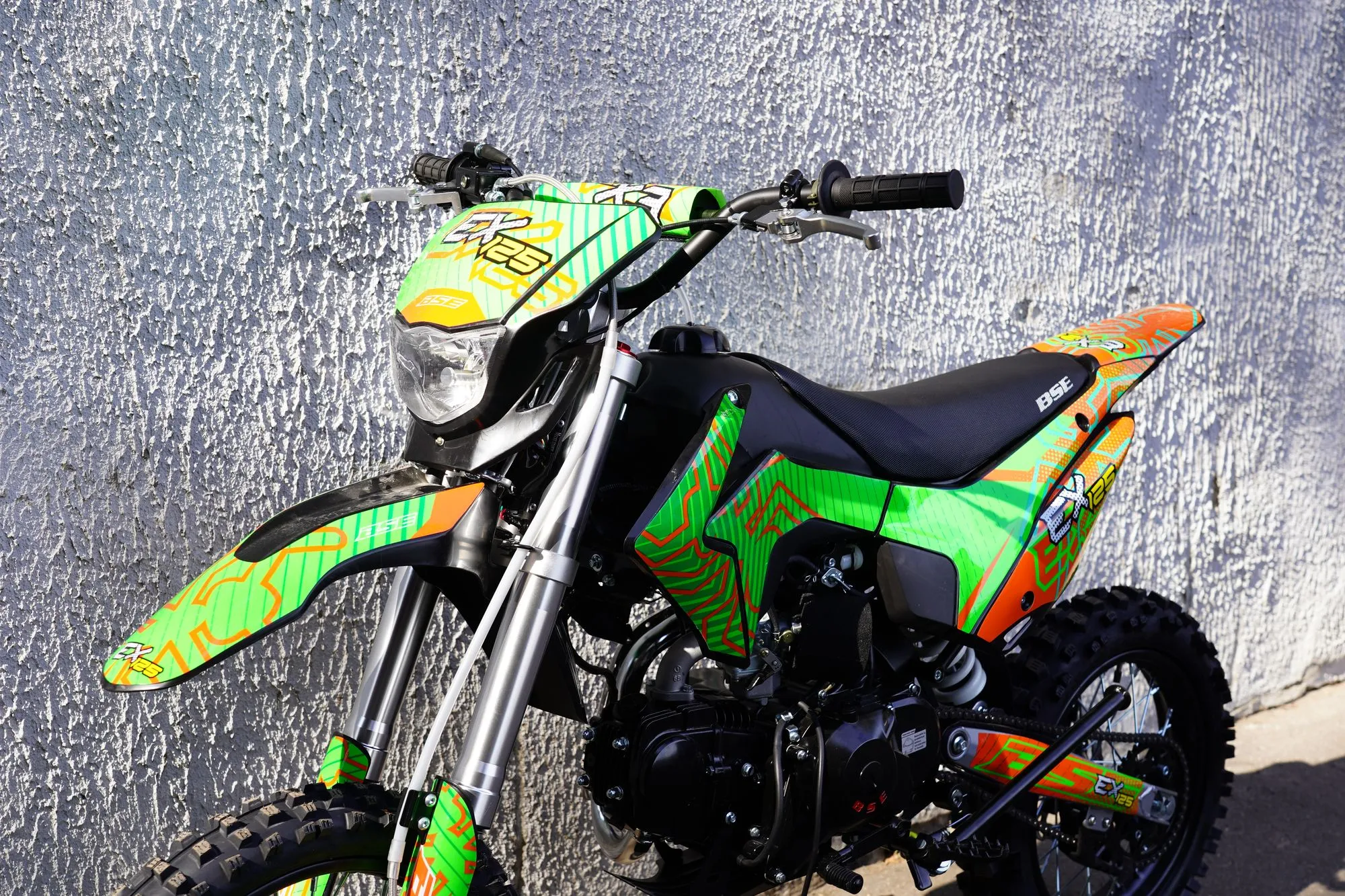 Питбайк BSE EX 17/14 Green Orange Ant